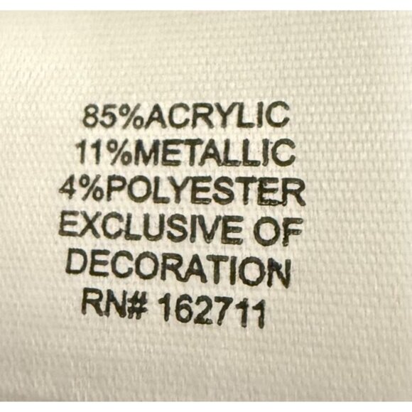 Blizzard Bay XL Christmas Sweater Pug Antlers Pom Poms Design Black Red Green - Picture 8 of 8